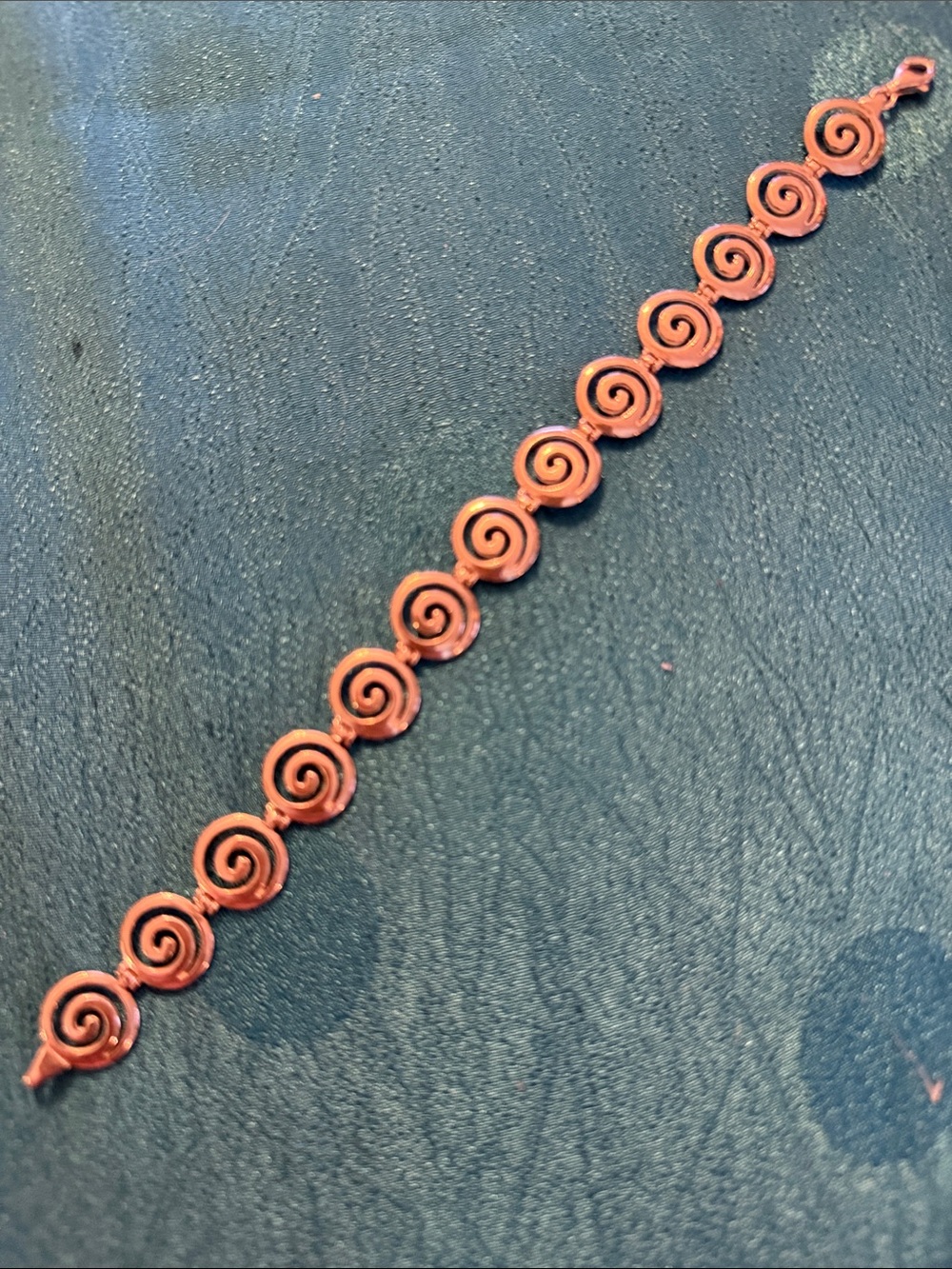Spiral Link Bracelet in Sterling silver